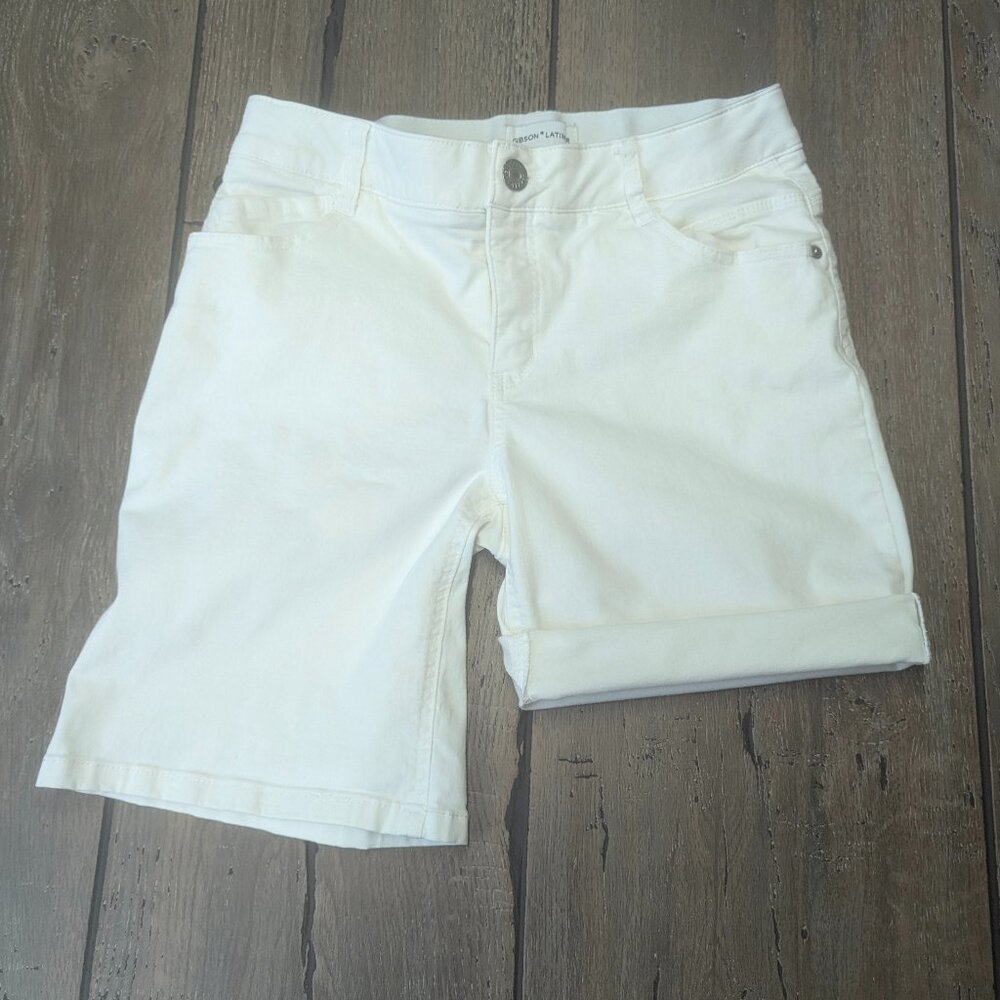 Gibson Latimer Size 4 White Shorts